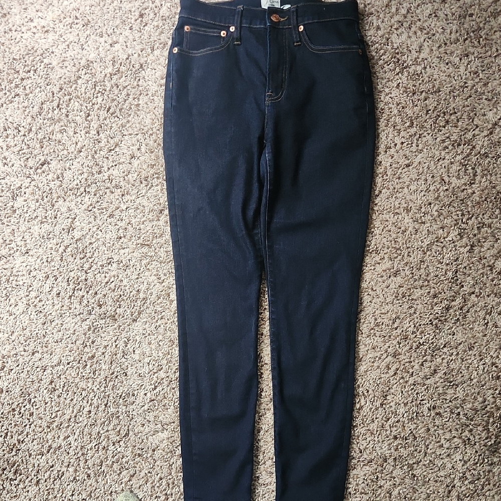J. Crew Factory Women's Dark Indigo Skinny Jeans